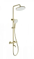 Душевая система Wonzon & Woghand с термостатом, брашированное золото (WW-B3065-T1-BG) Душевая система Wonzon & Woghand с термостатом, брашированное золото (WW-B3065-T1-BG)