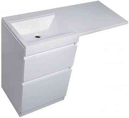 Тумба под раковину Style Line Даллас 115, Люкс белая, PLUS СС-00000515 Тумба под раковину Style Line Даллас 115, Люкс белая, PLUS СС-00000515