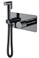 Детальная картинка товара «гигиенический душ boheme stick shine gun metal c ручкой touch 127-sgm.2 графит глянец»