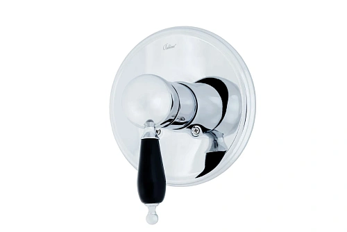 Смеситель для душа BohemeTRADIZIONALE CHROMO черная керамика встроенный 265-BLC хром Смеситель для душа BohemeTRADIZIONALE CHROMO черная керамика встроенный 265-BLC хром