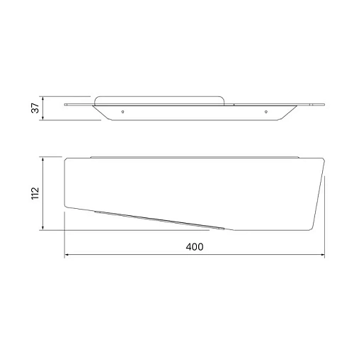 Полка IDDIS Slide (SLISC00i44) хром Полка IDDIS Slide (SLISC00i44) хром