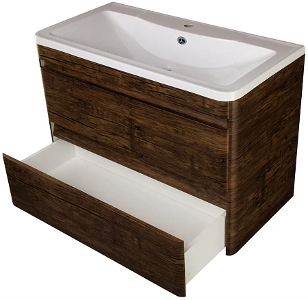 Тумба под раковину Style Line Атлантика 90, Люкс старое дерево, PLUS СС-00002209 Тумба под раковину Style Line Атлантика 90, Люкс старое дерево, PLUS СС-00002209