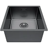 Кухонная мойка Paulmark YUNI 39 UN YU39-GM, вороненая сталь, 390х440мм Кухонная мойка Paulmark YUNI 39 UN YU39-GM, вороненая сталь, 390х440мм