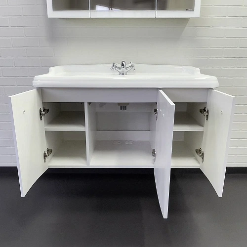 Тумба с раковиной Comforty Палини-100 00-00019754 белый глянец раковина Comforty 3310 Тумба с раковиной Comforty Палини-100 00-00019754 белый глянец раковина Comforty 3310