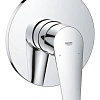 Смеситель для душа GROHE BauEdge однорычажный, комплект верхней монтажной части, хром (24161001) Смеситель для душа GROHE BauEdge однорычажный, комплект верхней монтажной части, хром (24161001)