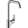 Смеситель для кухни hansgrohe Focus с поворотным изливом на 3 положения, хром 31820000 Смеситель для кухни hansgrohe Focus с поворотным изливом на 3 положения, хром 31820000