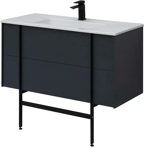 Тумба под раковину Allen Brau Reality 100 1.32007.AM антрацит матовый Тумба под раковину Allen Brau Reality 100 1.32007.AM антрацит матовый