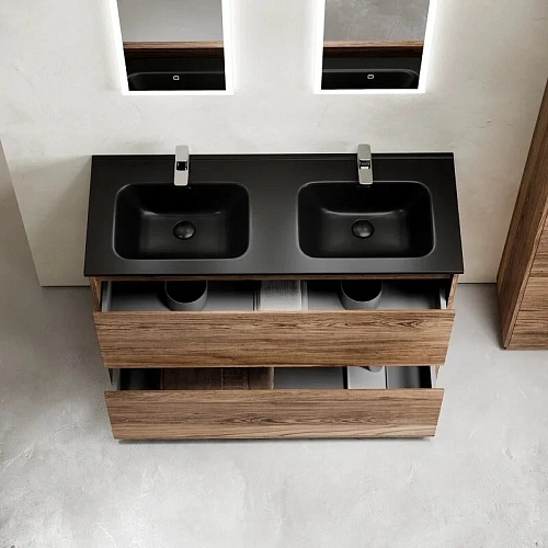 Тумба под раковину Sancos Libra Floor LB120F-2ECH напольная, 1190х450х840 дуб чарльстон Тумба под раковину Sancos Libra Floor LB120F-2ECH напольная, 1190х450х840 дуб чарльстон