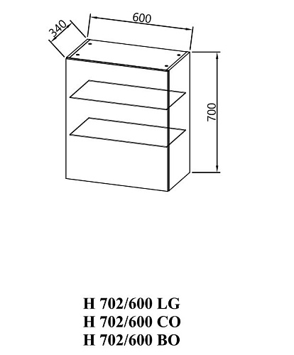Шкаф Kolpa-San HARMONY H 702 60 темное дерево 585600 Шкаф Kolpa-San HARMONY H 702 60 темное дерево 585600