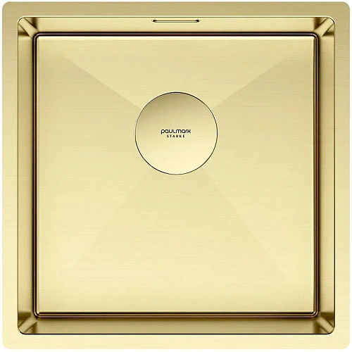 Кухонная мойка Paulmark NEXT 44 UNI, PM214444-LG, светлое золото, 440х440мм 1,2мм Кухонная мойка Paulmark NEXT 44 UNI, PM214444-LG, светлое золото, 440х440мм 1,2мм