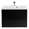 Картинка анонса товара «тумба под раковину belbagno marino-600-2c-so-nl-p подвесная 600x450 nero lucido»