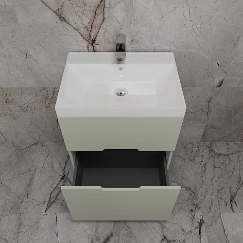 Тумба под раковину Style Line Матис 60 см ЛС-00002432 напольная, олива Тумба под раковину Style Line Матис 60 см ЛС-00002432 напольная, олива