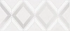 Вставка Cersanit Alrami ромбы серый 20x44 15915