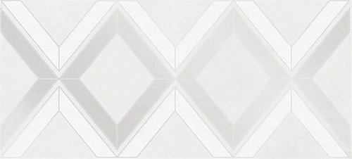 Вставка Cersanit Alrami ромбы серый 20x44 15915 Вставка Cersanit Alrami ромбы серый 20x44 15915