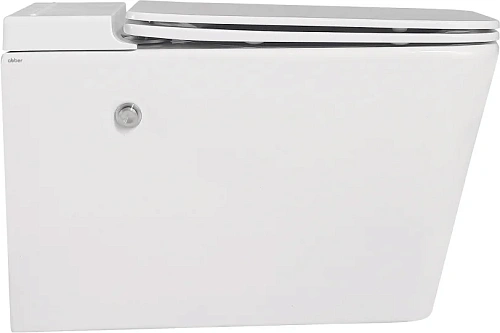 Комплект унитаза ABBER Rechteck AC1202P белый с импульсным смывом с инсталляцией AC0101P Комплект унитаза ABBER Rechteck AC1202P белый с импульсным смывом с инсталляцией AC0101P