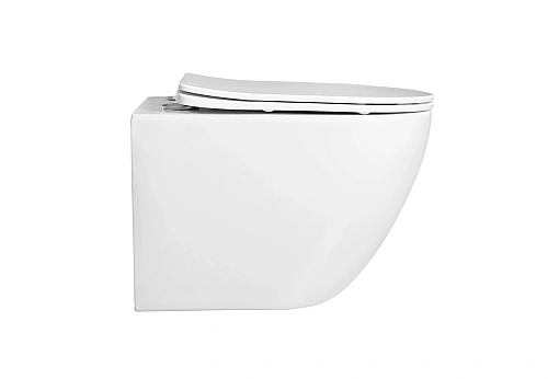 Унитаз подвесной Aquatek ЕВРОПА AQ1900-00 490x360x320 безободковый, тонкое сиденье Soft Close Унитаз подвесной Aquatek ЕВРОПА AQ1900-00 490x360x320 безободковый, тонкое сиденье Soft Close