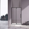 Душевая дверь Vincea Slim-N VDP-4SN100CLB черный матовый, стекло прозрачное