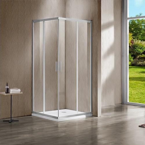 Душевой уголок Vincea Garda VSS-1G900CLBN 900x900, брашированный никель, стекло прозрачное Душевой уголок Vincea Garda VSS-1G900CLBN 900x900, брашированный никель, стекло прозрачное