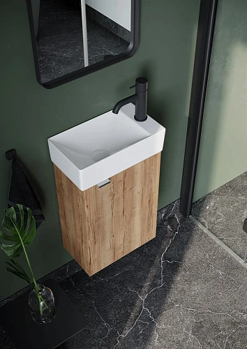 Тумба под раковину Sancos Mini MN35EGR дуб галифакс натуральный Тумба под раковину Sancos Mini MN35EGR дуб галифакс натуральный