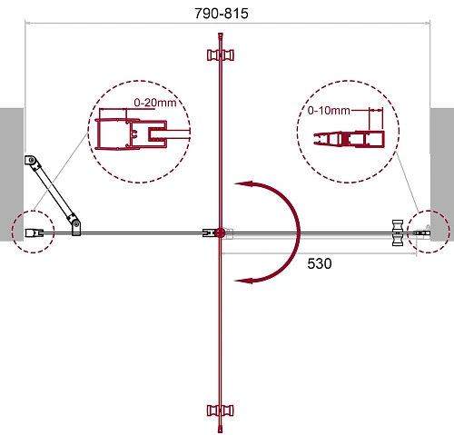 Душевая дверь BelBagno ETNA-B-12-60/20-C-Cr-90 80 см, профиль хром, стекло прозрачное Душевая дверь BelBagno ETNA-B-12-60/20-C-Cr-90 80 см, профиль хром, стекло прозрачное