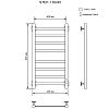 Полотенцесушитель электрическийкабельный Ника STEP-1 80/40 U Полотенцесушитель электрическийкабельный Ника STEP-1 80/40 U