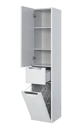 Шкаф-пенал Aquaton Сильва левый дуб полярный 1A215603SIW7L Шкаф-пенал Aquaton Сильва левый дуб полярный 1A215603SIW7L