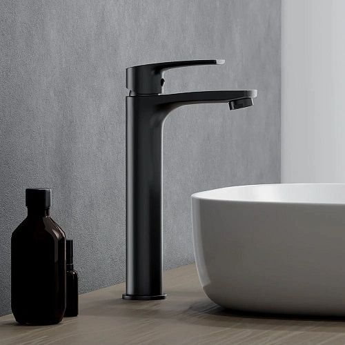 Смеситель для раковины Damixa Eclipse 2.0 480250300 высокий, черный Смеситель для раковины Damixa Eclipse 2.0 480250300 высокий, черный