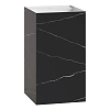 Раковина Boheme Cube 802-NM напольная Corian 480x480x850 Nero Marquina Раковина Boheme Cube 802-NM напольная Corian 480x480x850 Nero Marquina