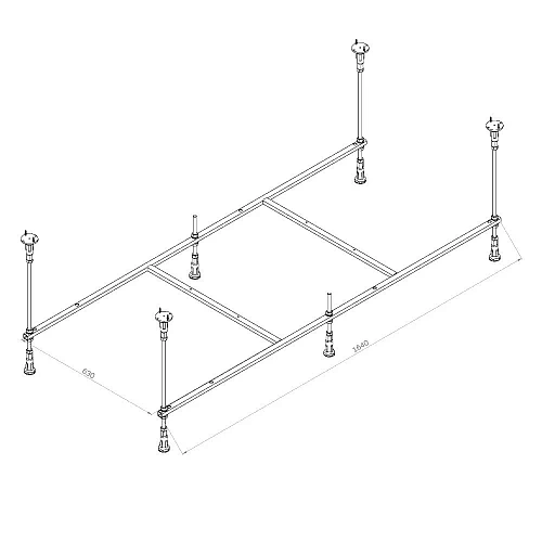 Каркас для ванны AM.PM X-Joy W94A-170-075W-R 170х75 Каркас для ванны AM.PM X-Joy W94A-170-075W-R 170х75