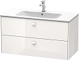 Тумба под раковину Duravit Brioso BR410302222 подвесная 102 см белый матовый Тумба под раковину Duravit Brioso BR410302222 подвесная 102 см белый матовый