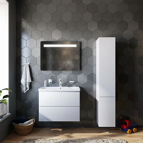 Шкаф-пенал AM.PM Gem M90CHR0306WG подвесной, правый, 30 см, push-to-open, белый Шкаф-пенал AM.PM Gem M90CHR0306WG подвесной, правый, 30 см, push-to-open, белый