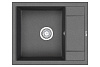Картинка анонса товара «кухонная мойка granula 6002, графит (чёрно-серый), кварц 600х500»