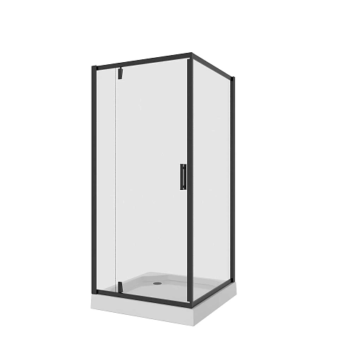 Душевой уголок Niagara Nova NG-6801-08 BLACK (90x90x195) квадратная, дверь распашная, 68010811BLACK Душевой уголок Niagara Nova NG-6801-08 BLACK (90x90x195) квадратная, дверь распашная, 68010811BLACK