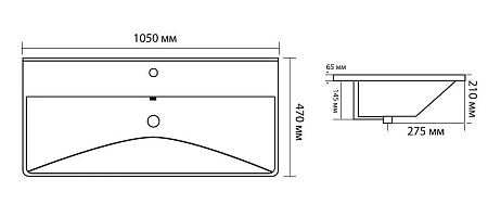 Раковина Aquanet Ирис 100 черная матовая 00329251 Раковина Aquanet Ирис 100 черная матовая 00329251