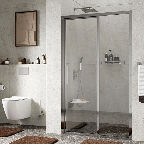 Душевая дверь WasserKRAFT Lopau 32S05R хром Душевая дверь WasserKRAFT Lopau 32S05R хром