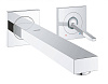 Картинка анонса товара «смеситель для раковины grohe eurocube joy на 2 отверстия (излив 230 мм), хром (19998000)»