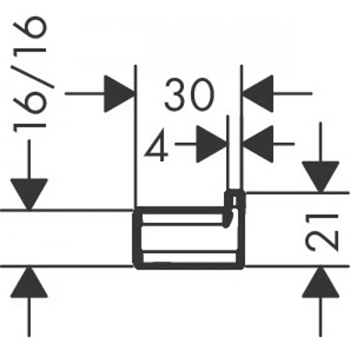 Крючок Hansgrohe AddStoris 41742000, хром Крючок Hansgrohe AddStoris 41742000, хром