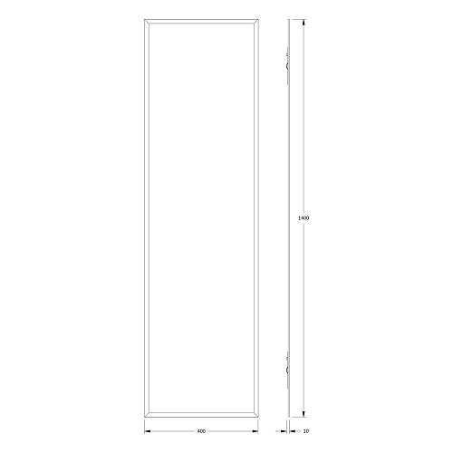 Зеркало Evoform Comfort BY 0946 40 х 140 см с фацетом 15 мм Зеркало Evoform Comfort BY 0946 40 х 140 см с фацетом 15 мм