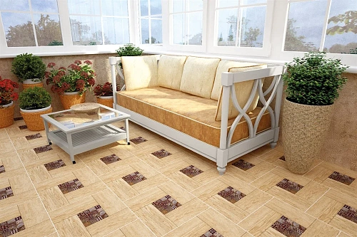 Керамогранит Cersanit Bellariva бежевый 42x42 BL4R012 Керамогранит Cersanit Bellariva бежевый 42x42 BL4R012