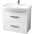 Тумба под раковину DREJA ALDA, 65 см, подвесная/напольная, 2 ящика, с опорами, белый глянец 99.0604 Тумба под раковину DREJA ALDA, 65 см, подвесная/напольная, 2 ящика, с опорами, белый глянец 99.0604