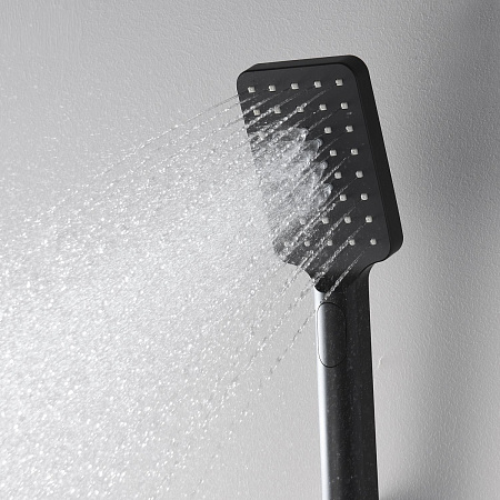 Душевая лейка WasserKRAFT A130 3-функциональная черный