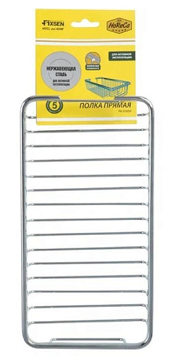 Полка Fixsen Hotel хром, FX-31050 прямоугольная одноэтажная Полка Fixsen Hotel хром, FX-31050 прямоугольная одноэтажная