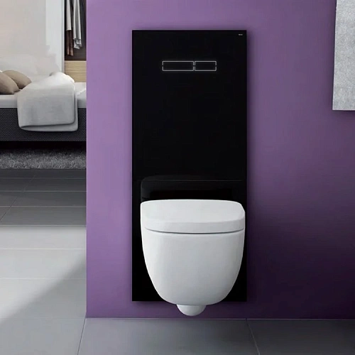 Стеклянная панель TECE TECElux 9650003 с сенсорным блоком управления sen-Touch, стекло черное Стеклянная панель TECE TECElux 9650003 с сенсорным блоком управления sen-Touch, стекло черное