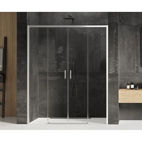 Душевая дверь NEW TRENDY PRIME 160x200 D-0336A (хром) Душевая дверь NEW TRENDY PRIME 160x200 D-0336A (хром)