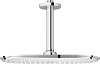 Верхний душ GROHE Rainshower Veris, диаметр 300 х 150 мм, белая луна (26170LS0)