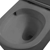 Унитаз подвесной Vincea Globo VT1-14TMA Tornado, антрацит матовый, ультратонкое soft-close сиденье Унитаз подвесной Vincea Globo VT1-14TMA Tornado, антрацит матовый, ультратонкое soft-close сиденье