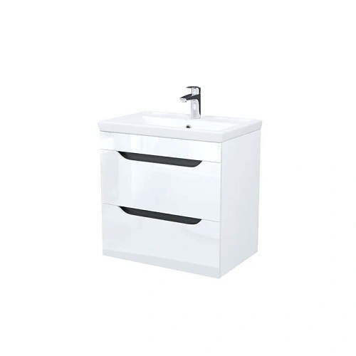 Тумба с раковиной IDDIS Ray RAY60W0i95K подвесная, 60 см, белый Тумба с раковиной IDDIS Ray RAY60W0i95K подвесная, 60 см, белый