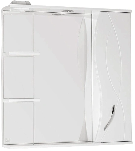 Зеркальный шкаф Style Line Амелия 75 со светом ЛС-00000014 Зеркальный шкаф Style Line Амелия 75 со светом ЛС-00000014