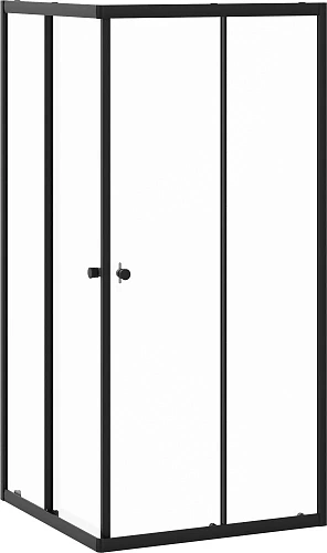 Душевой уголок DIWO Анапа 90х90, профиль черный матовый 569209 Душевой уголок DIWO Анапа 90х90, профиль черный матовый 569209