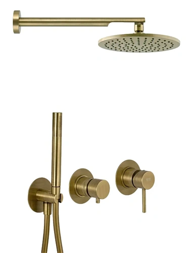 Душевая система Remer X Style X96S02OVO, состаренная латунь Душевая система Remer X Style X96S02OVO, состаренная латунь